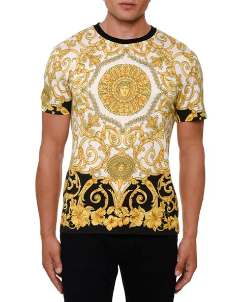 versace collection t shirt mens|versace graphic t shirts.